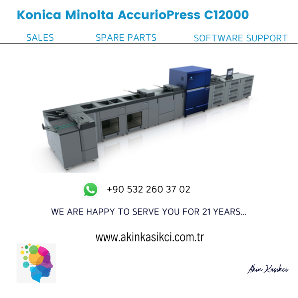 Kesintisiz Güç, Kusursuz Renk: AccurioPress C12000 ile Üretim Kapasitenizi Katlayın!