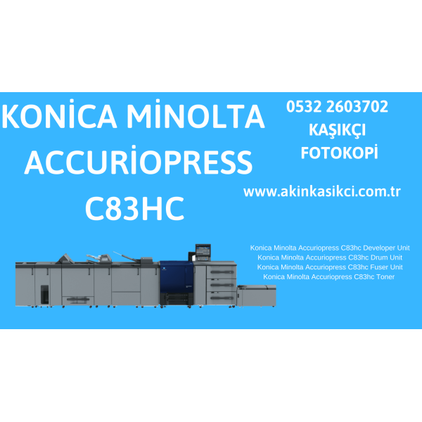 Konica Minolta C83HC fotokopi makinesi