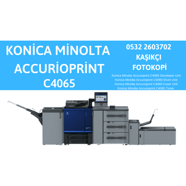 konica minolta accuriopress c4065 fiery creo,