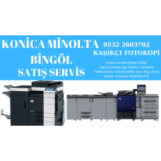 Bingöl Konica Minolta Servisi
