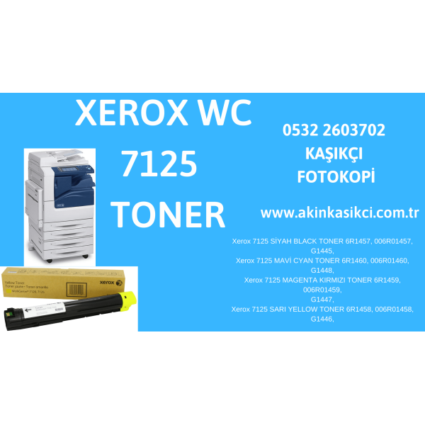 Xerox workcentre 7125 toner