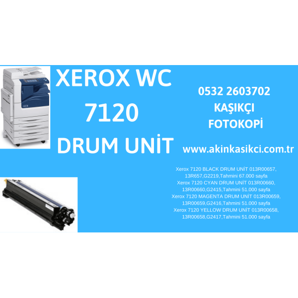 Xerox workcentre 7120 drum unit